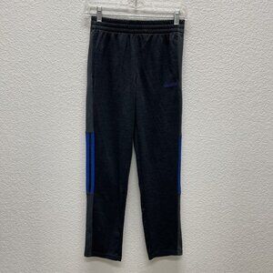 Adidas Boy's Training Joggers Pants Black Gray Blue AK5725 Medium Athletic Sport